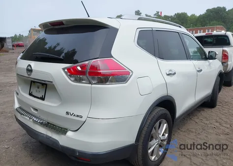 2016 Nissan Rogue Sv z USA, uszkodzony, nr VIN KNMAT2MV9GP602135